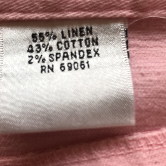 Talbots pink denim cropped jeans - Picture 5 of 8